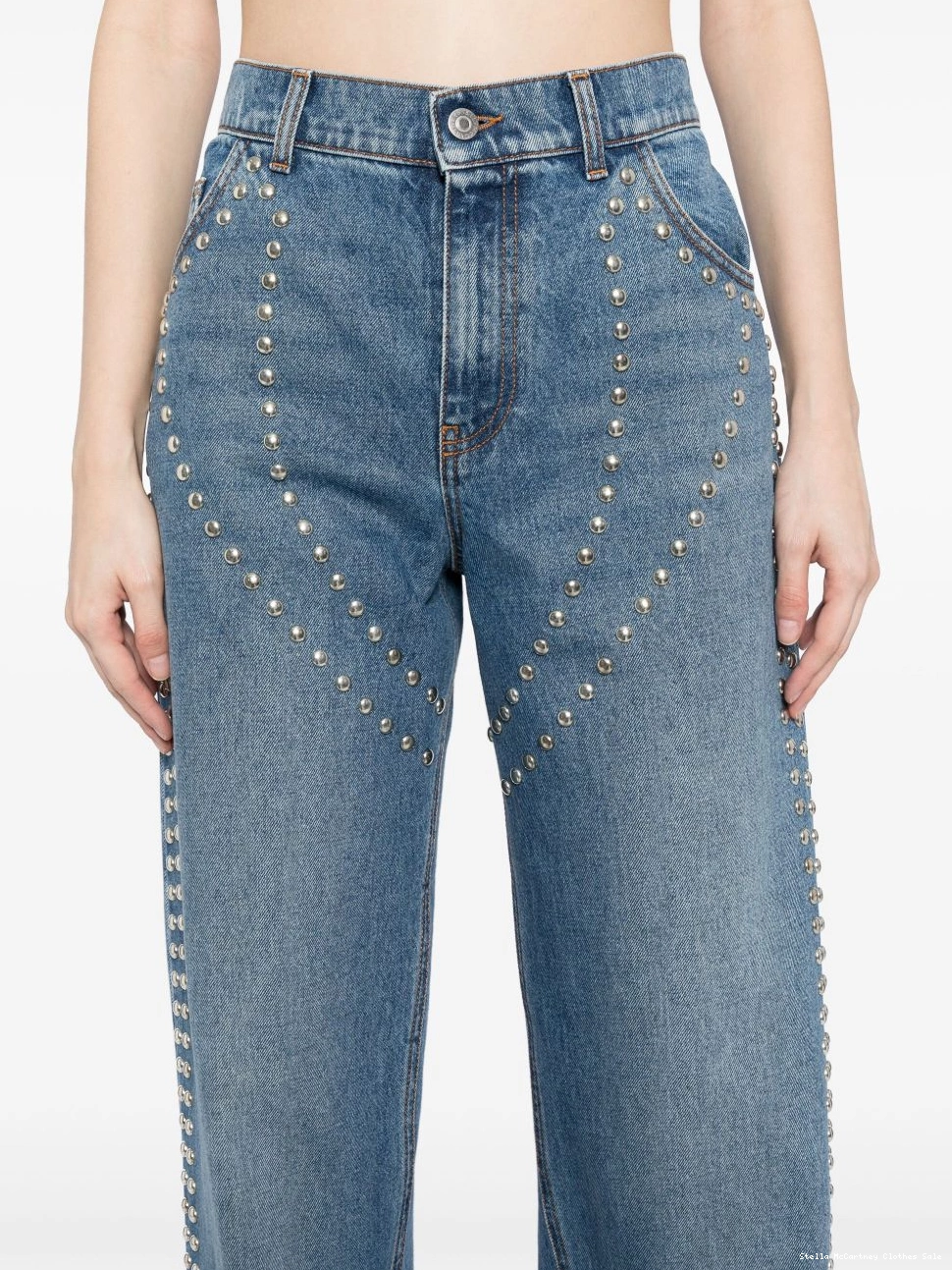 Cheap McCartney jeans Stella studded Women 0825